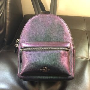 Coach Mini Charlie Backpack Iridescent
